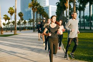 Outdoor exercise is a great way to improve energy